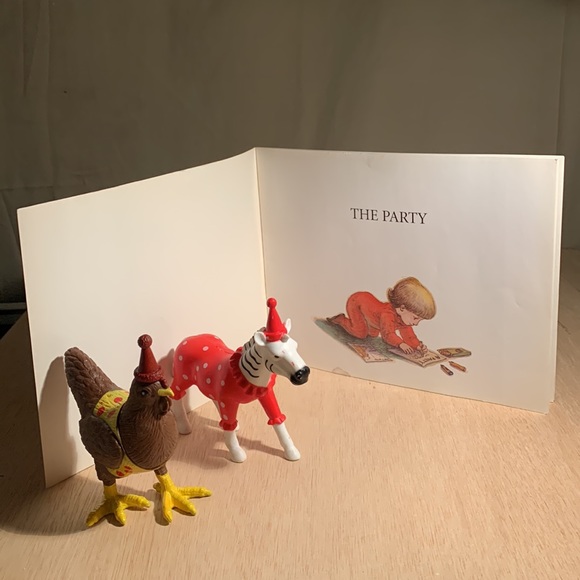 2009 Hooked on Phonics “The Party” Book (Paperback), party rooster & zebra used - Picture 3 of 17